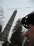 Almost finished... passing the Monument