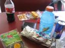 A questionable lunch. 