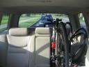 The post-ride drive to work.  That's Brian behind me.